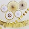 12 Pack: White & Gold Party Décor Kit by Celebrate It™
